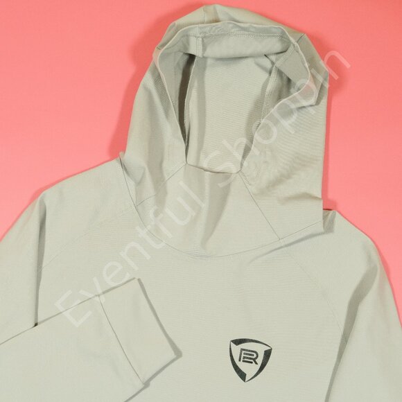 BYLT Basics Elite+ Drop Cut Pullover Hoodie in Light Gray Size Small - Picture 1 of 6